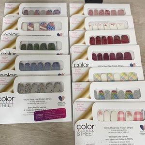 12 sets Color Street Holiday nail sets